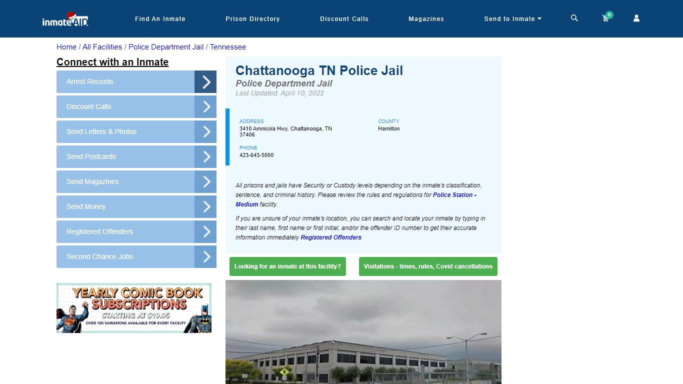 Chattanooga TN Police Jail & Inmate Search - Chattanooga, TN
